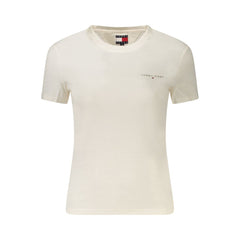 T-shirt Tommy Hilfiger blanc en coton pour femme