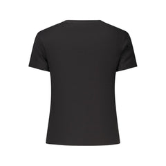 T-shirt Tommy Hilfiger noir en coton pour femme