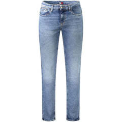 Tommy Hilfiger Herren-Jeans aus blauer Baumwolle, schmal geschnitten