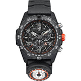 Montre Luminox en caoutchouc noir