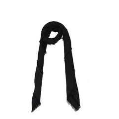 Balmain Black Viscose Foulards
