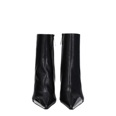 Bottines Off-White en cuir noir