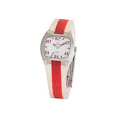 Montre Time Force en caoutchouc rouge