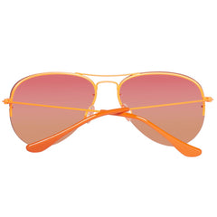 Lunettes de soleil Benetton orange en métal