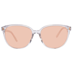 Lunettes de soleil en plastique bleu Benetton