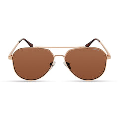 Kenneth Cole Sonnenbrille aus Goldmetall