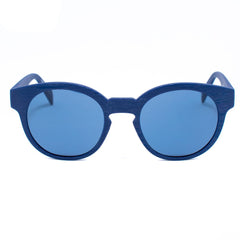Lunettes de soleil Italia Independent en acétate bleu