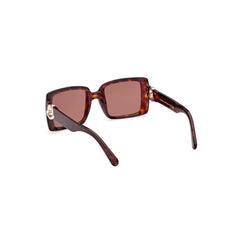Lunettes de soleil Moncler marron pantographe pour femme