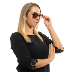 Lunettes de soleil Ted Baker or rose pour femmes