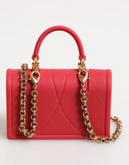 Étui pour AirPods Dolce & Gabbana en silicone rouge, motif cœur, pour femme