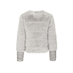 Maison Espin Vestes et manteaux gris en polyester