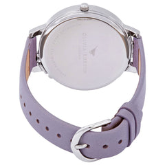 Montre Olivia Burton en cuir artificiel violet