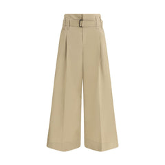 Brunello Cucinelli Plissierte Cropped-Hose