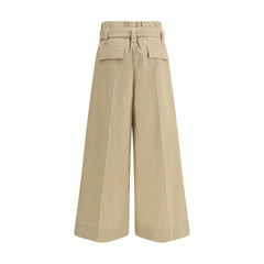 Brunello Cucinelli Plissierte Cropped-Hose