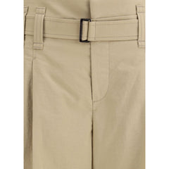 Brunello Cucinelli Plissierte Cropped-Hose