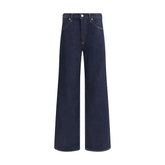 Citizens of Humanity Blue Recycled Cotton Straight-Leg Jeans