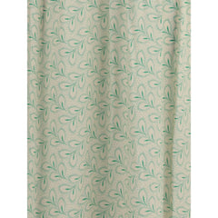 Langes Seidenkleid von Kristina Ti mit Blättermuster