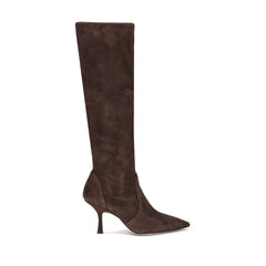 Bottes hautes en daim Stuart Weitzman