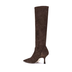 Bottes hautes en daim Stuart Weitzman