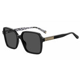 Love Moschino Sonnenbrille aus schwarzem Acetat