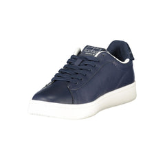 Tommy Hilfiger Herren-Sneaker aus blauem Leder