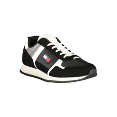 Tommy Hilfiger Herren-Sneaker aus schwarzem Polyester