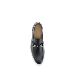 Mocassins Gucci Bos Taurus en cuir de veau noir