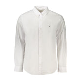 Calvin Klein White Cotton Men Shirt