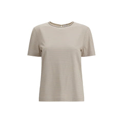 Brunello Cucinelli T-shirt en jersey rayé