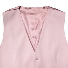 Dolce & Gabbana Gilet de cérémonie en laine rose pour homme