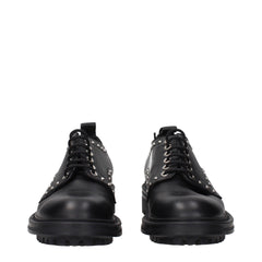 Max Mara Black Leather Oxfords And Derbies