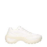 Max Mara White Fabric Chunky Sneakers