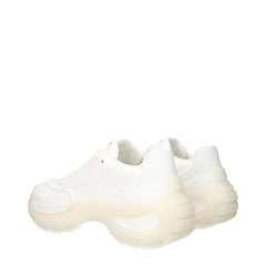 Max Mara White Fabric Chunky Sneakers