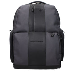 Piquadro Gray Nylon Backpacks