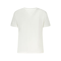 T-shirt Tommy Hilfiger blanc en coton pour femme
