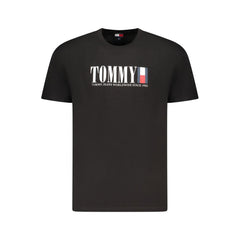 T-shirt Tommy Hilfiger en coton noir pour homme
