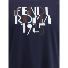 T-shirt à logo Fendi