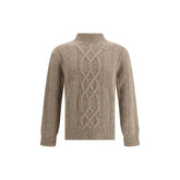 Brooksfield Strickpullover aus gewebtem Garn