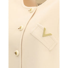 Valentino Kompakte lange Drapierung Weste