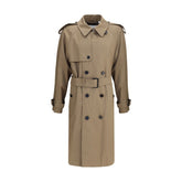 Burberry langer Trenchcoat aus Baumwollgabardine