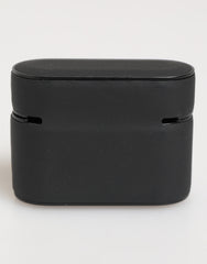 Dolce & Gabbana AirPods-Hülle aus schwarzem und orangefarbenem Gummi mit geprägtem Logo