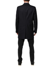 Dolce & Gabbana Herrenjacke aus dunkelblauer Wolle, Blazer, Anzug