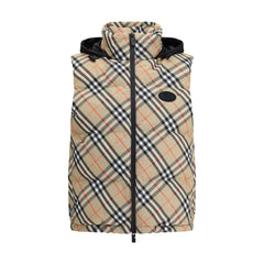 Burberry Karoweste Daunenjacke