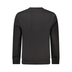 Hugo Boss Herrenpullover aus schwarzer Baumwolle