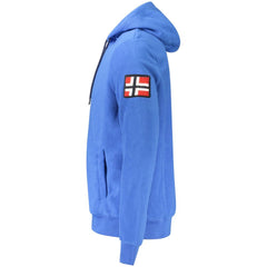 Norwegen 1963 Blauer Polyester-Herrenpullover