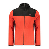 Pull homme rouge en polyester Norvège 1963