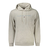 Pull Tommy Hilfiger gris en coton pour homme
