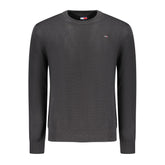 Pull Tommy Hilfiger en coton noir pour homme