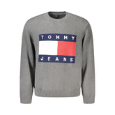 Pull Tommy Hilfiger gris en coton pour homme