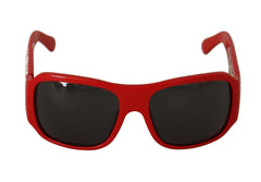 Lunettes de soleil Dolce & Gabbana DG4027 à verres noirs et cristaux rouges
